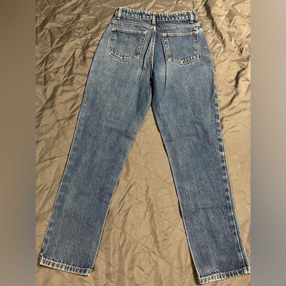Vintage Route 66 Relaxed Fit Blue Jeans